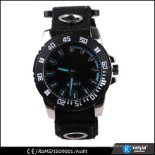 Reloj negro grande para la gente mayor, reloj de China fabricante